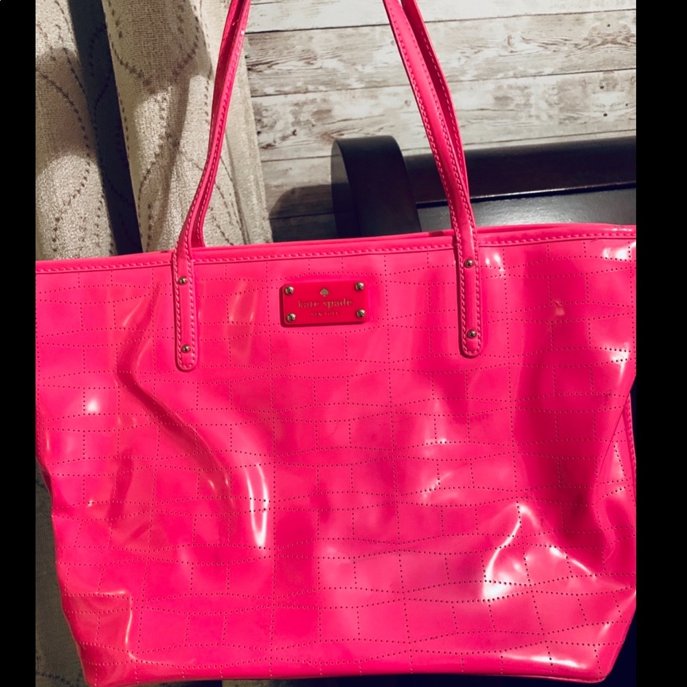 Brand new Kate Spade hot pink tote purse!